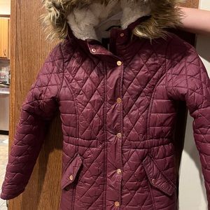 Girls Winter coat size 10/12.